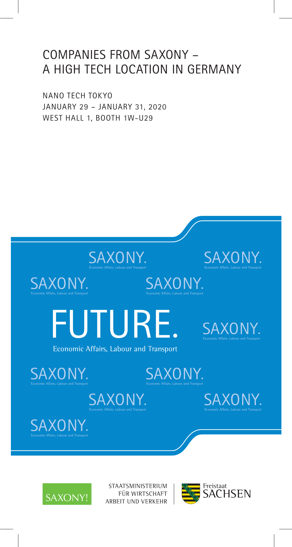 Companies from Saxony – a High Tech Location in Germany