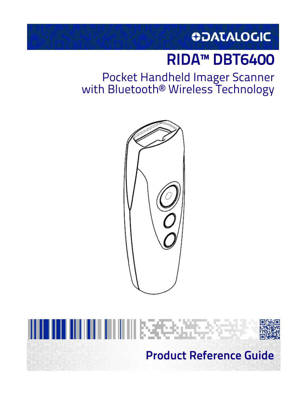 RIDA™ DBT6400 Pocket Handheld Imager Scanner with Bluetooth® Wireless Technology