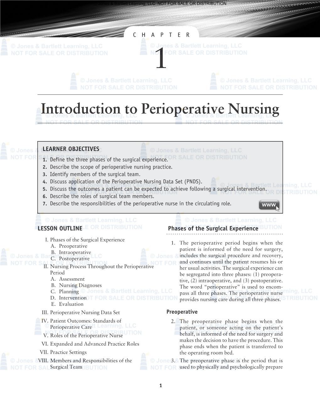 Introduction to Perioperative Nursing