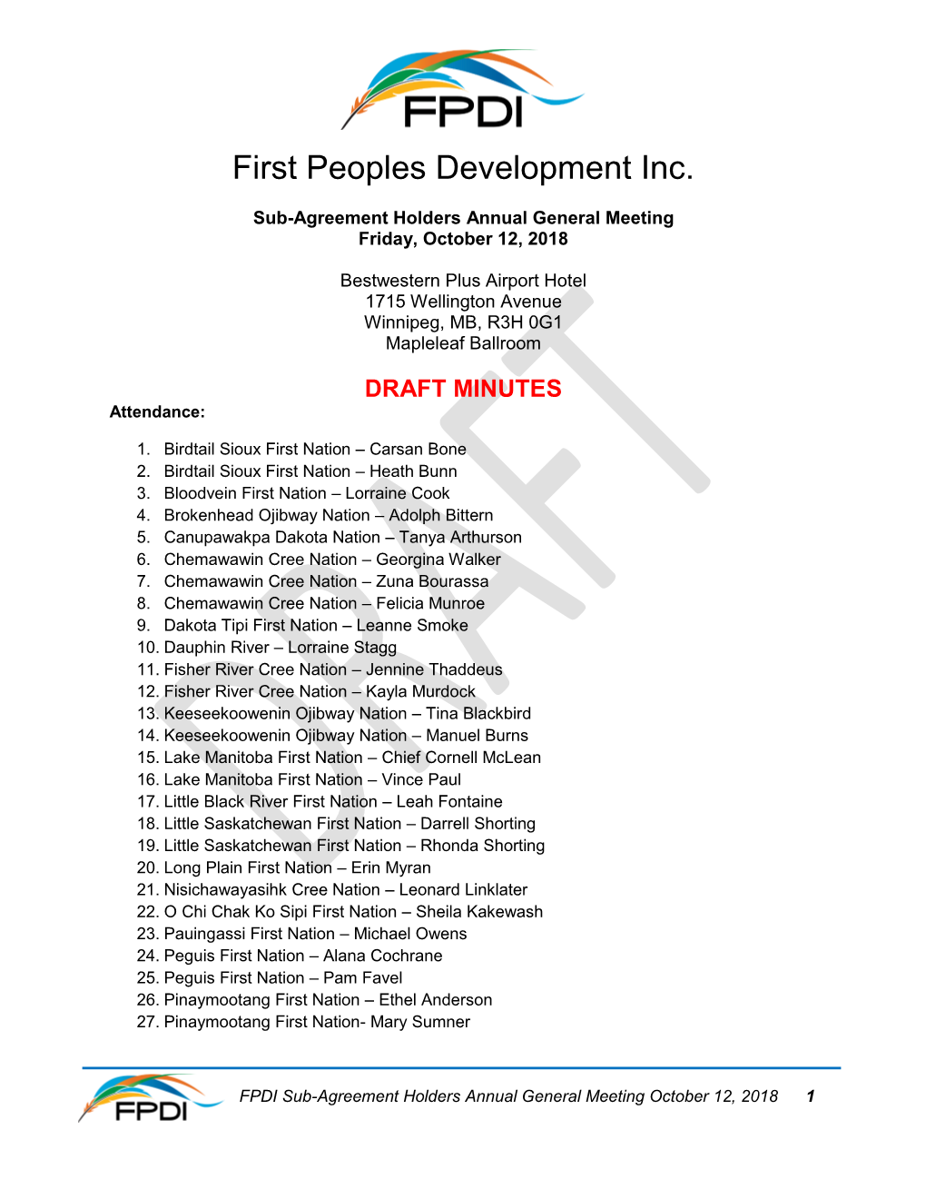 First Peoples Development Inc