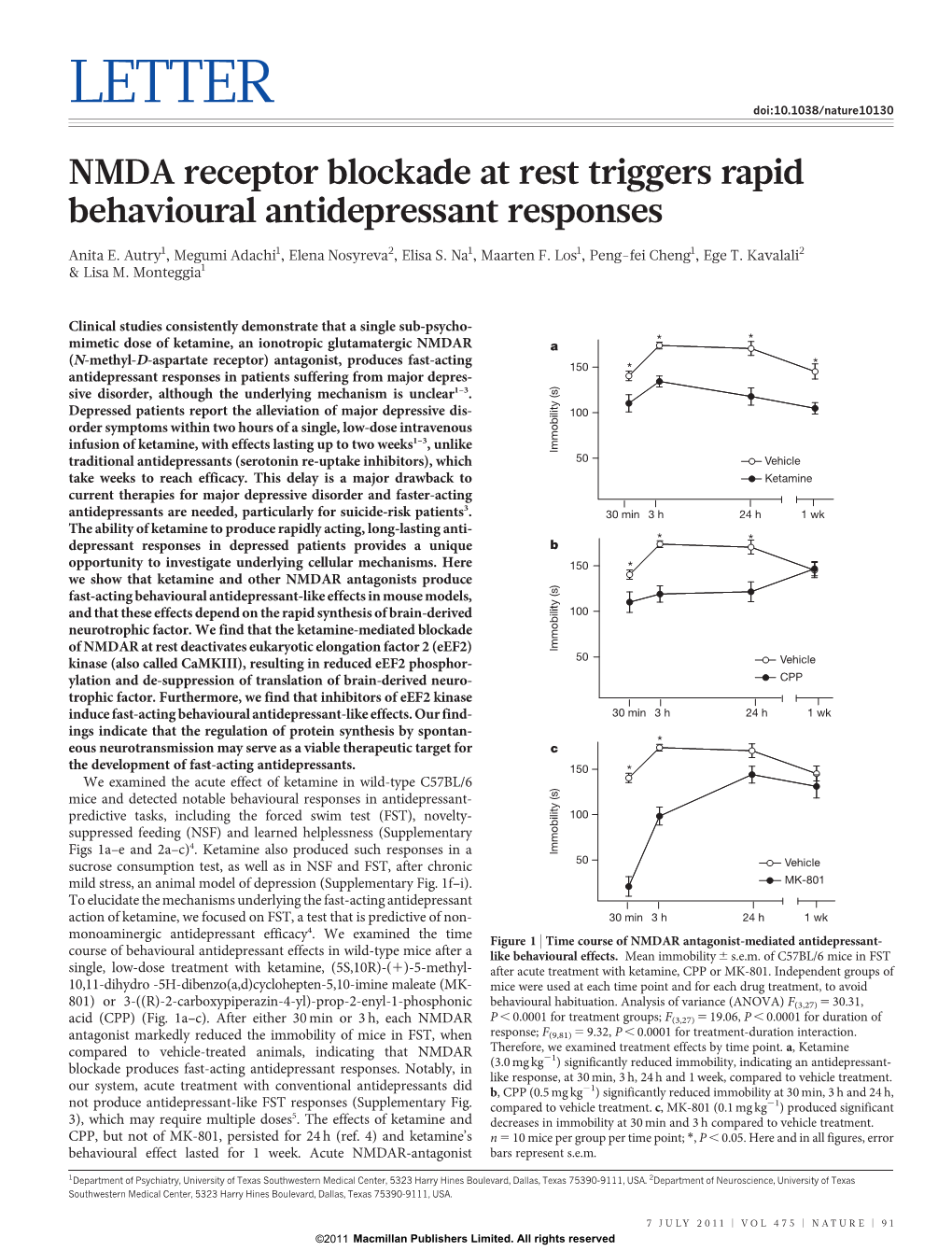 LETTER Doi:10.1038/Nature10130