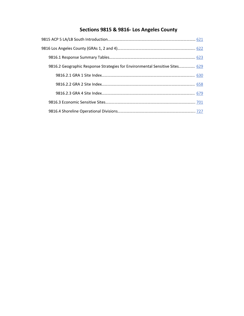 Sections 9815 & 9816- Los Angeles County