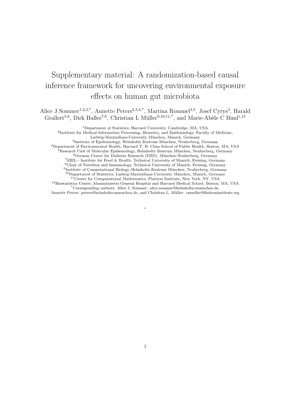 A Randomization-Based Causal Inference Framework for Uncovering Environmental Exposure Eﬀects on Human Gut Microbiota