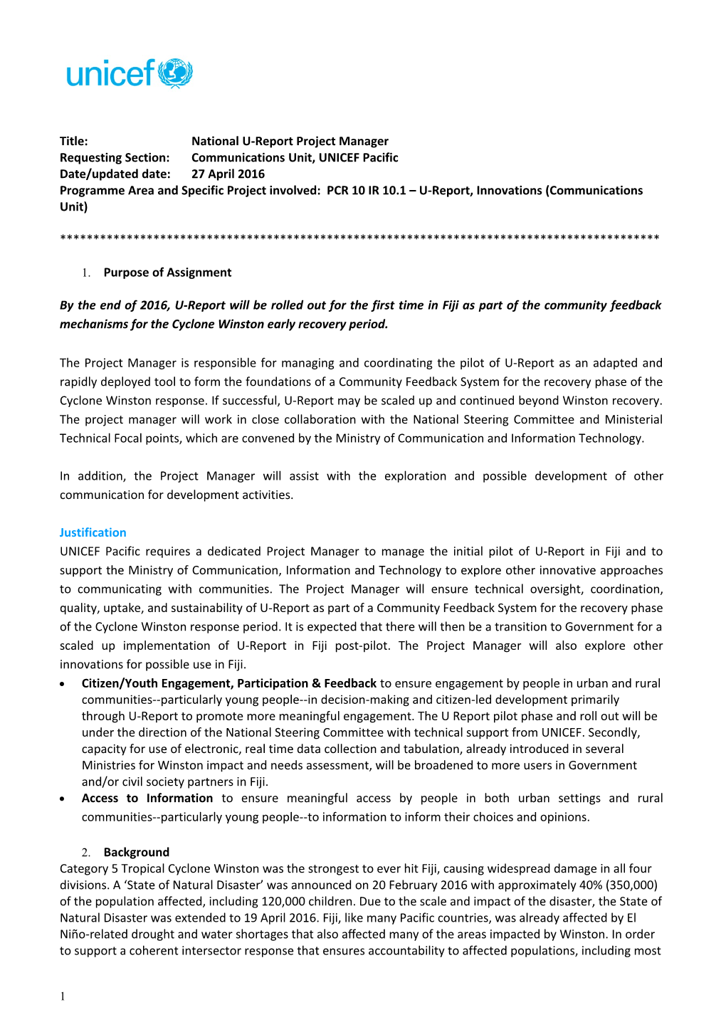 Terms of Reference for Consultants and Contractors s1