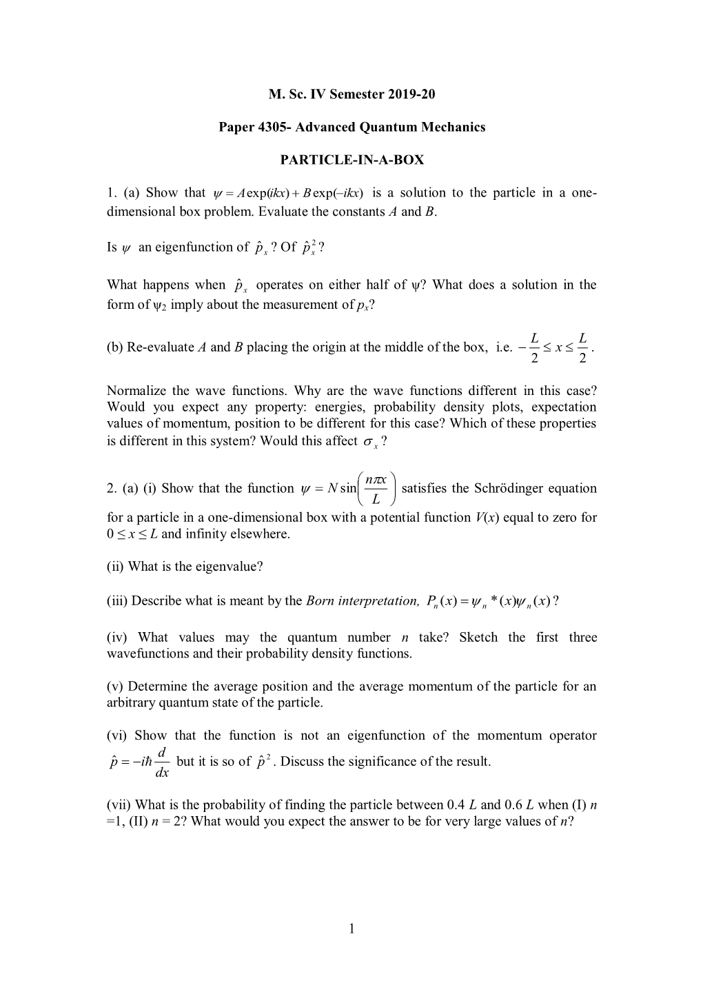 Quantum Chemistry