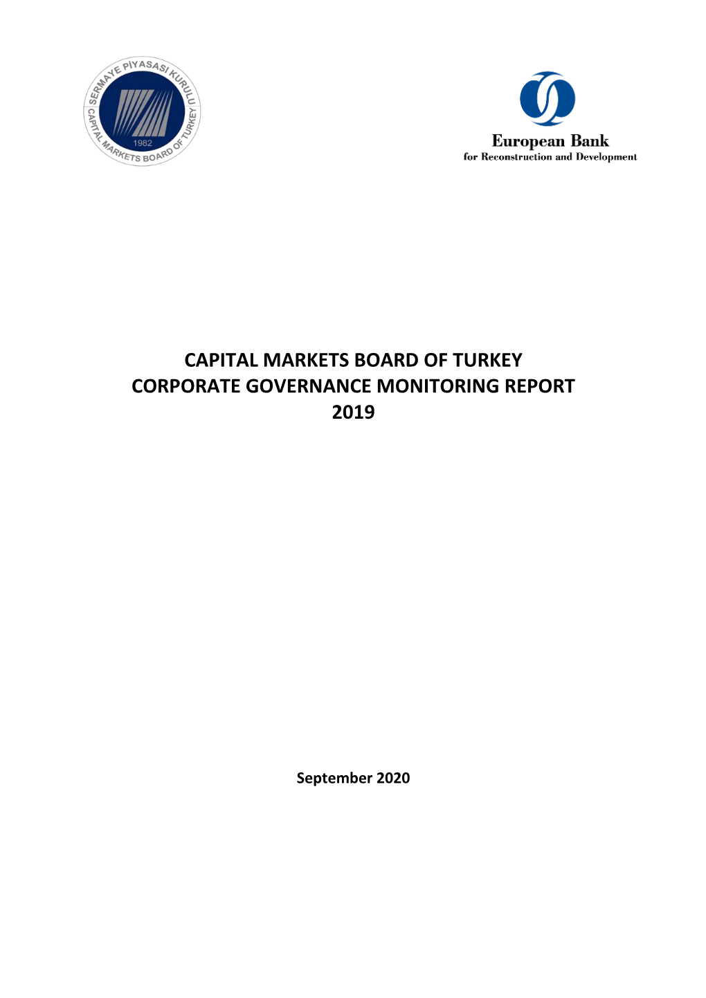 Capital Markets Board of Turkey Corporate Governance Monitoring Report 2019