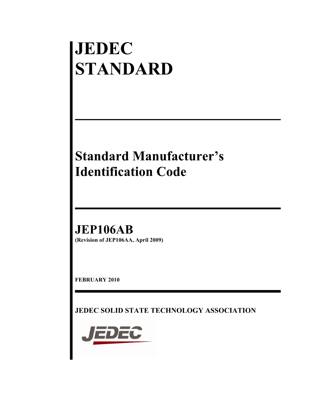 Jedec Standard