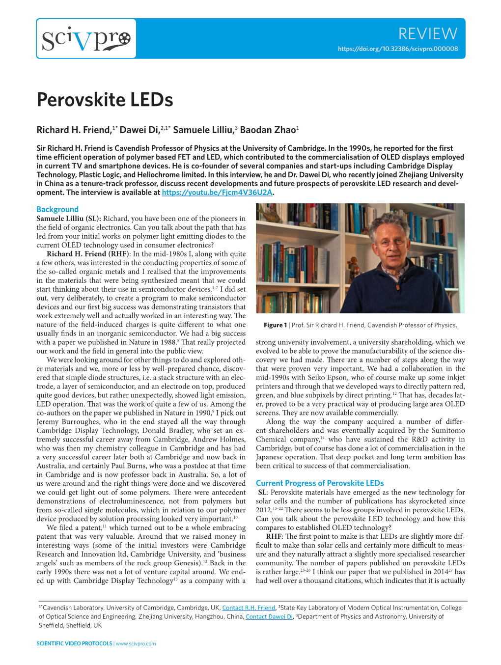 Perovskite Leds