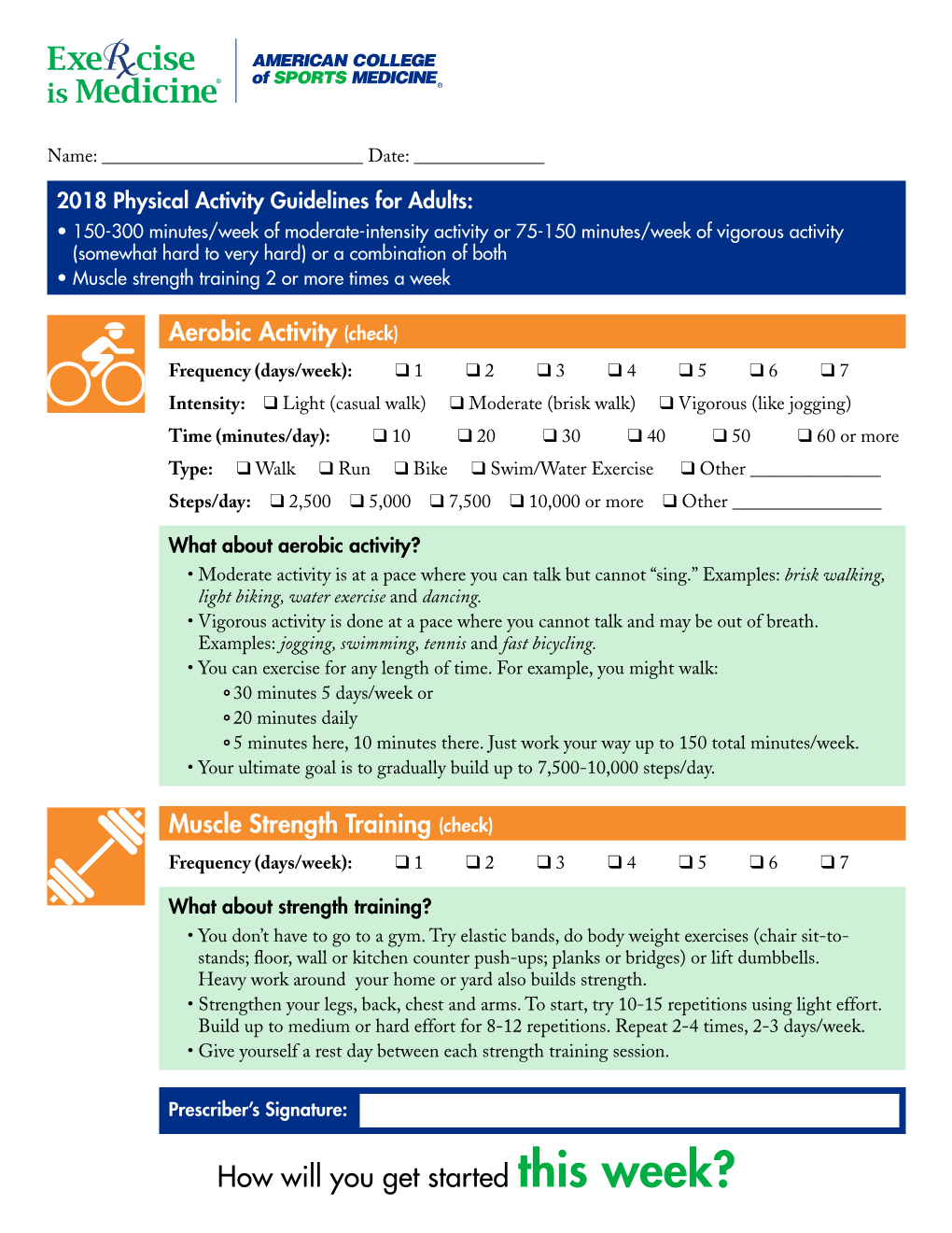 EIM PA Prescription Form