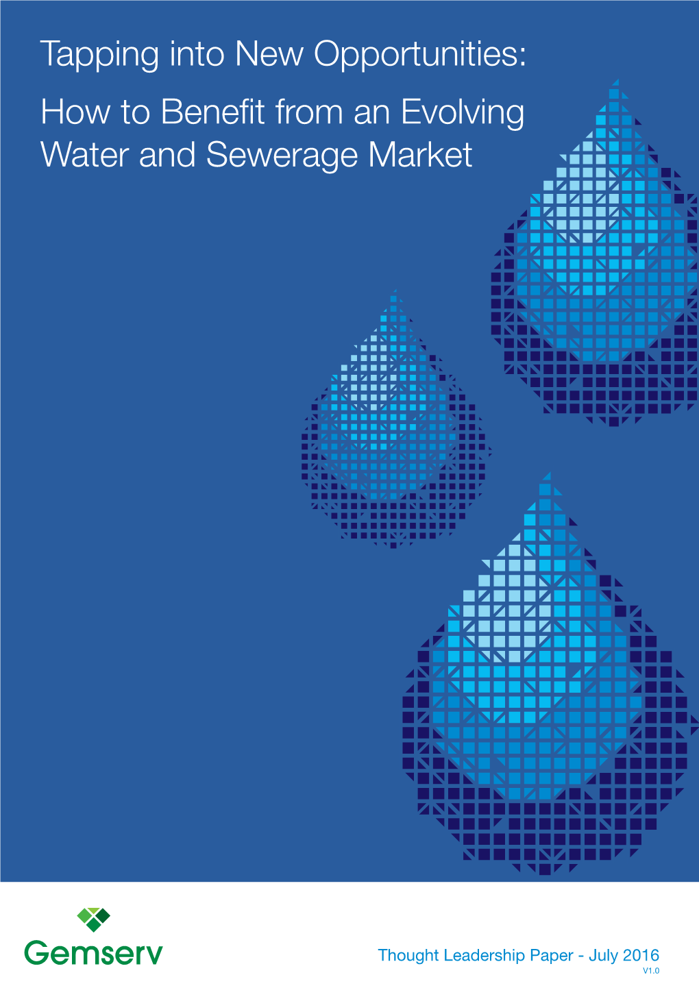 How to Benefit from an Evolving Water and Sewerage Market