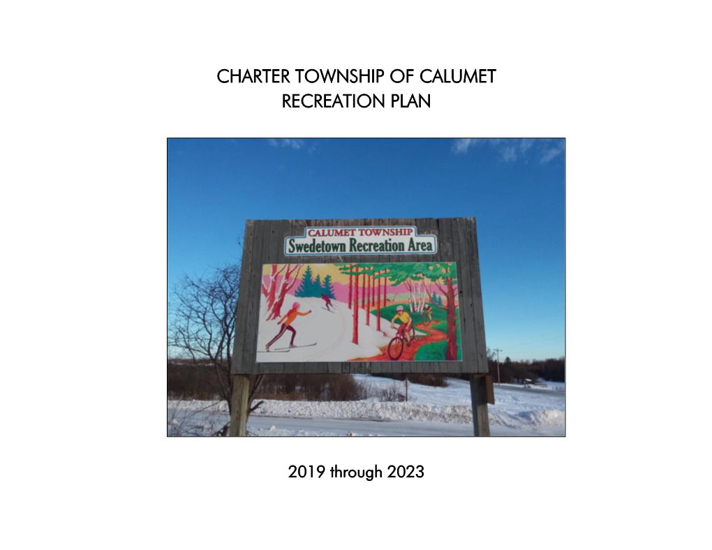 Charter Township of Calumet Recreation Plan