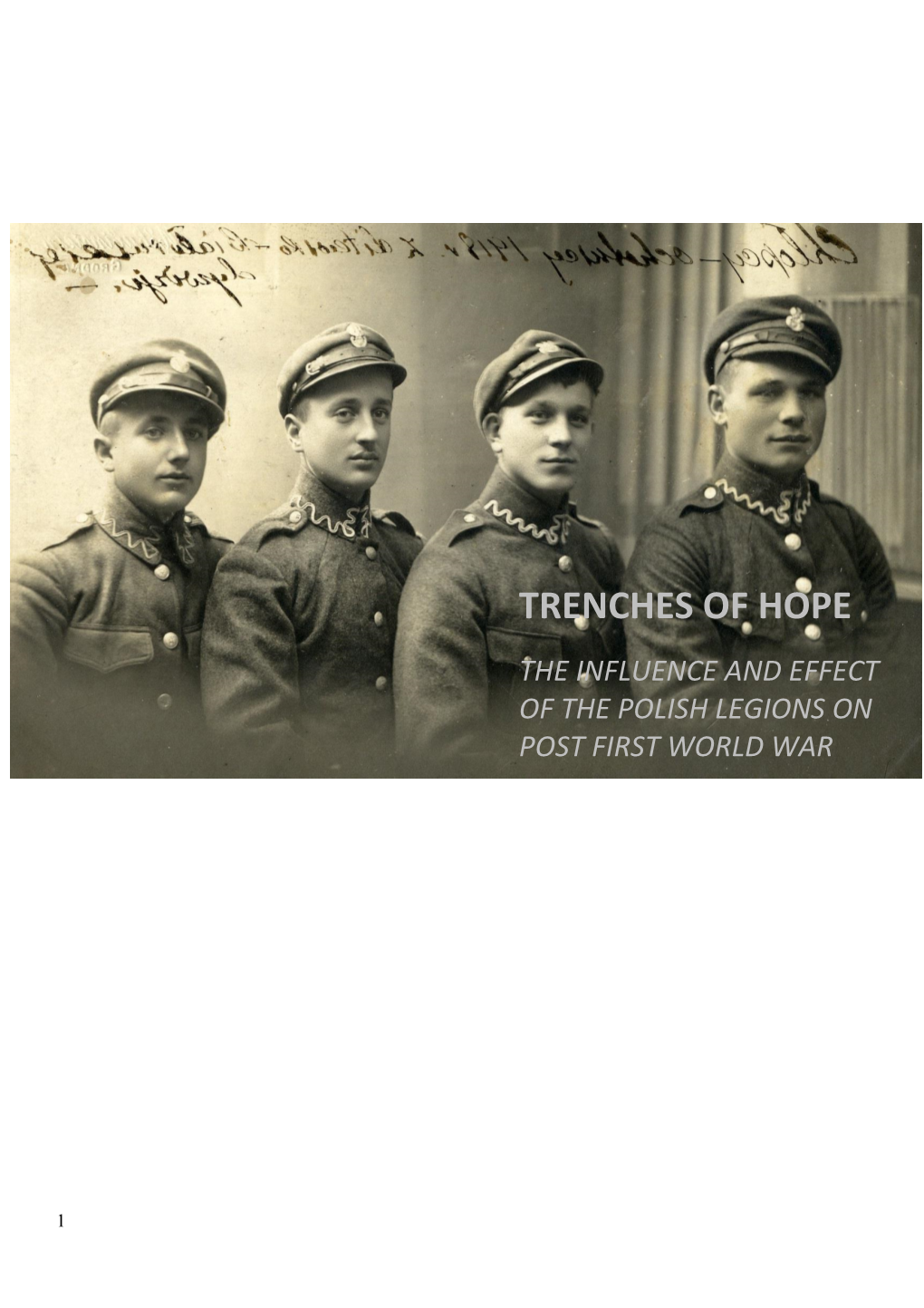 TRENCHES of HOPE CATALOGUE.Pdf