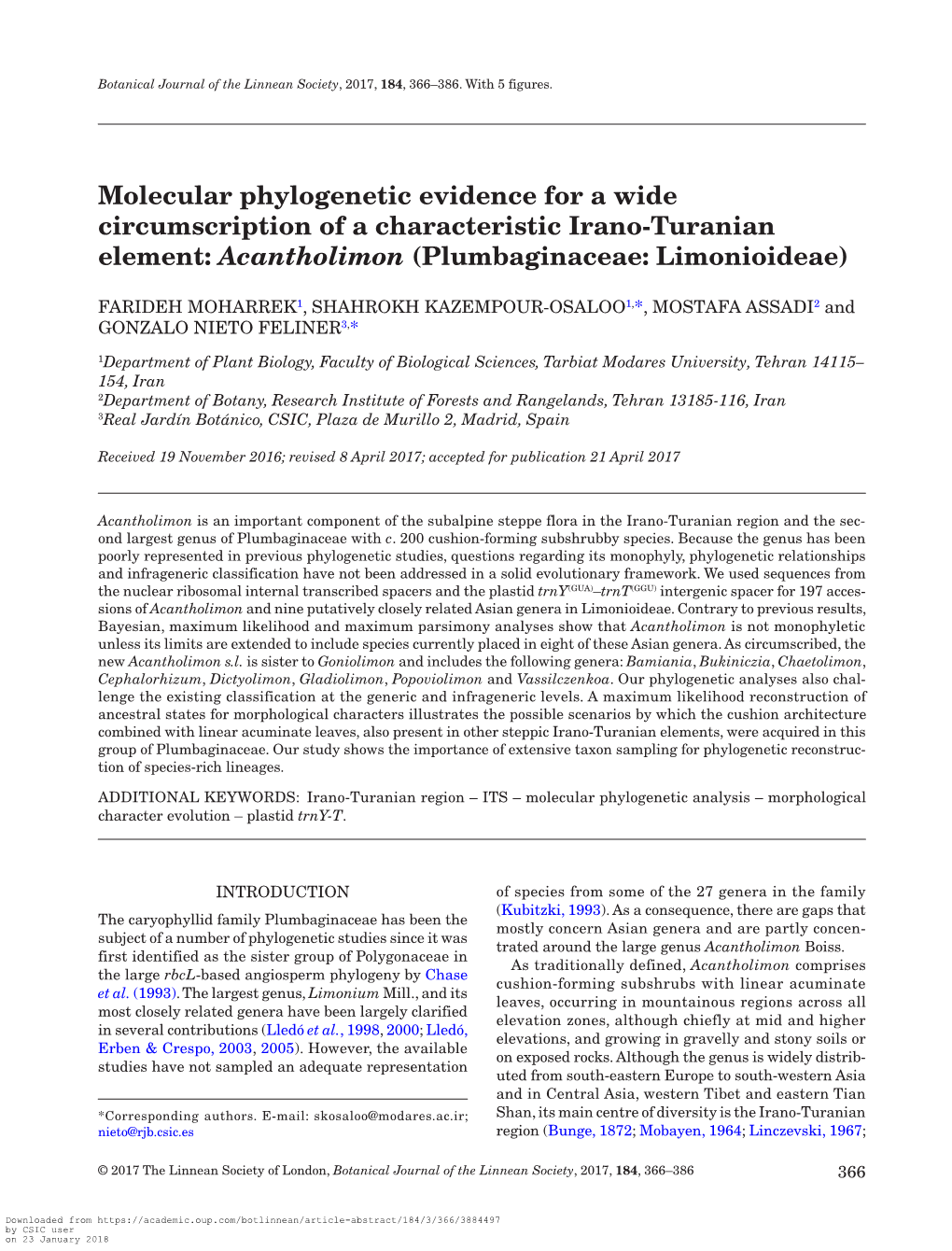 Nieto Molecular Phylogenetic Evidence for a Wide.Pdf