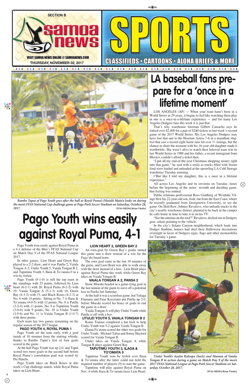 Pago Youth Wins Easily Against Royal Puma