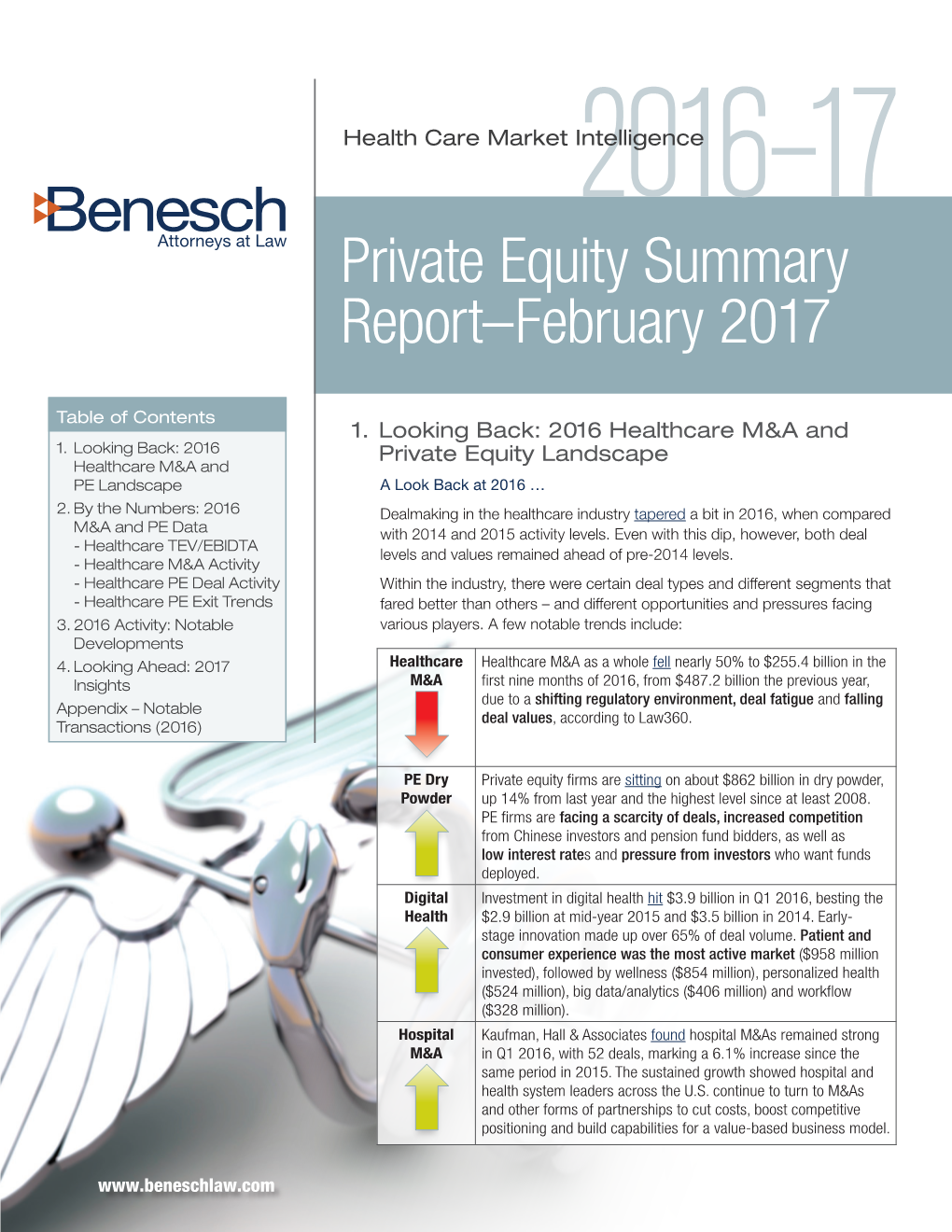 Private Equity Summary Report–February 2017