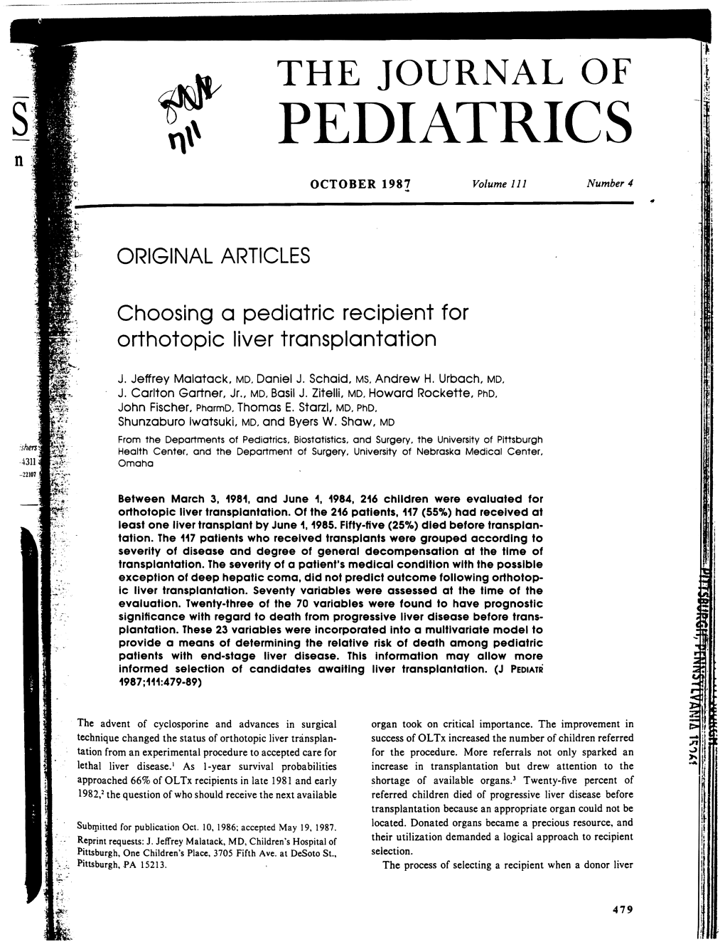 The Journal of Pediatrics