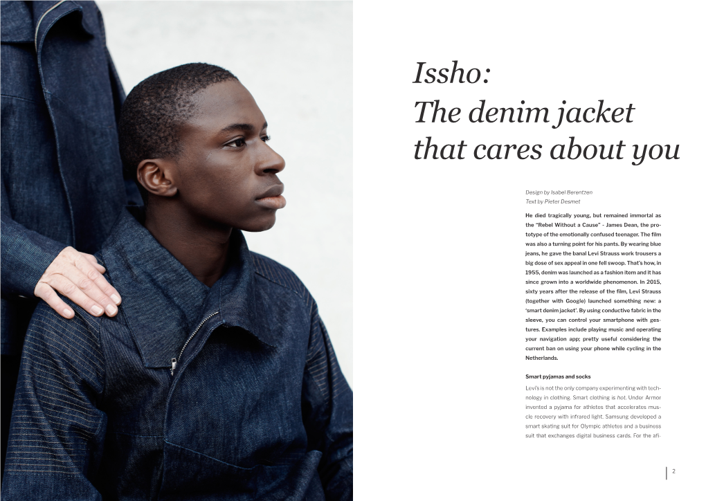 Issho: the Denim Jacket That Cares About You