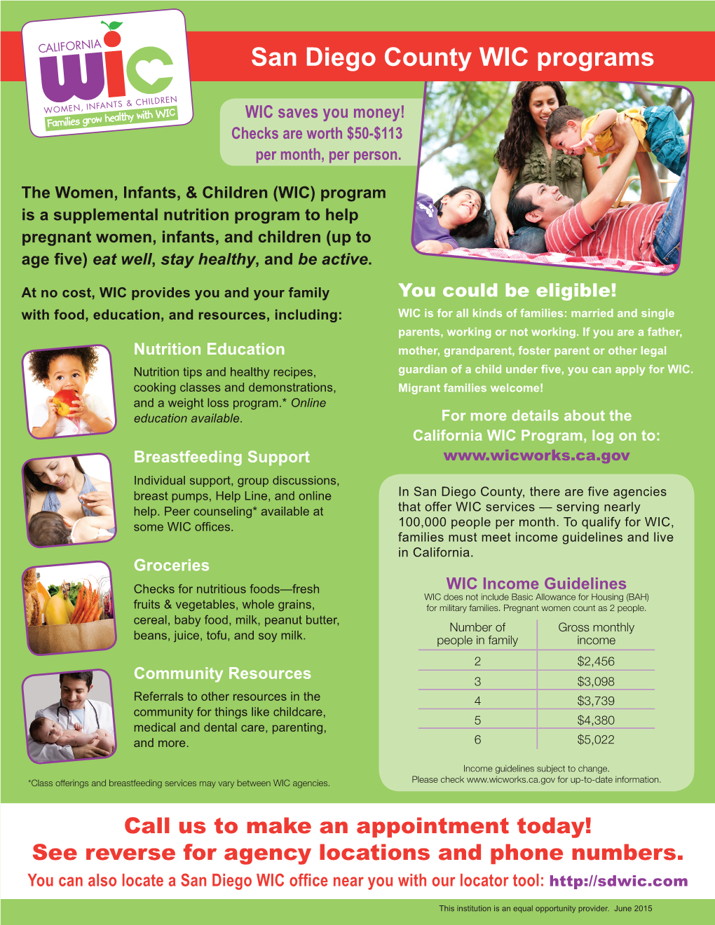 San Diego County WIC Programs