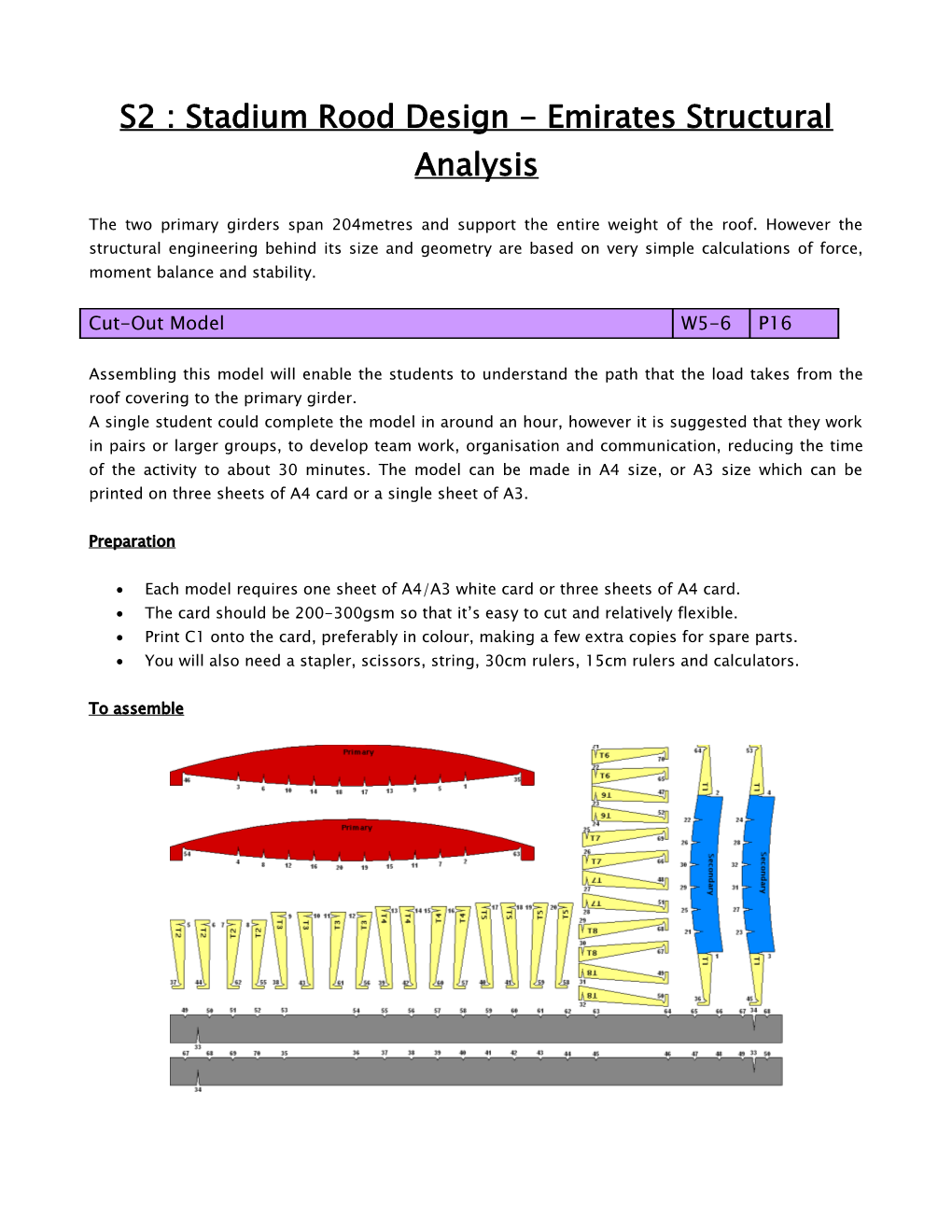 S2 : Stadium Rood Design - Emirates Structural Analysis