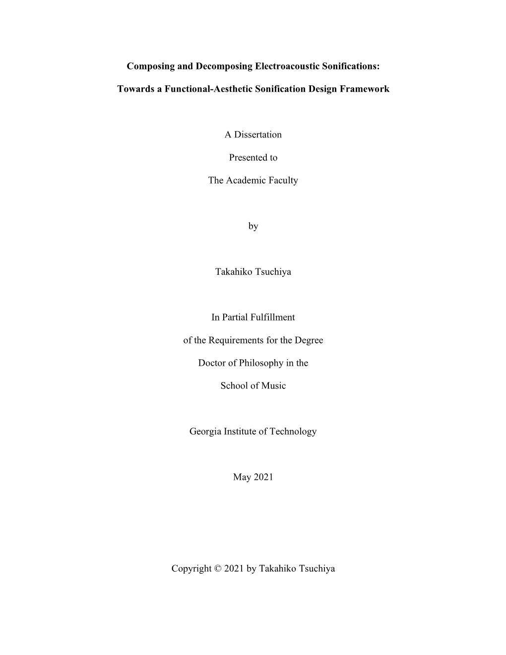 Towards a Functional-Aesthetic Sonification Design Framework A