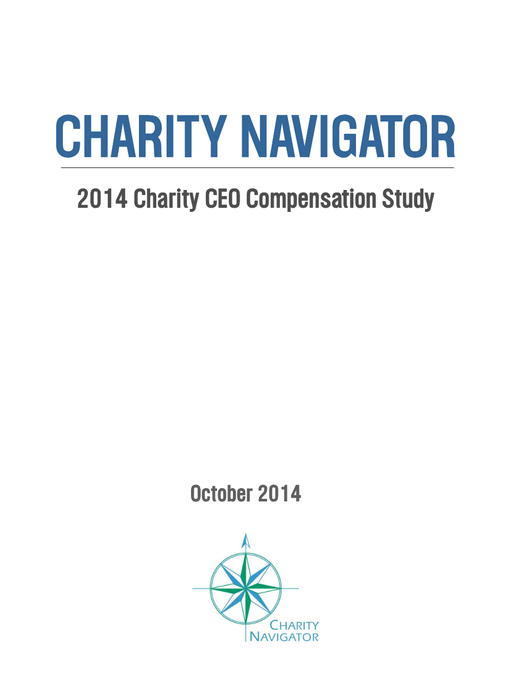 Charity Navigator Compensation Study