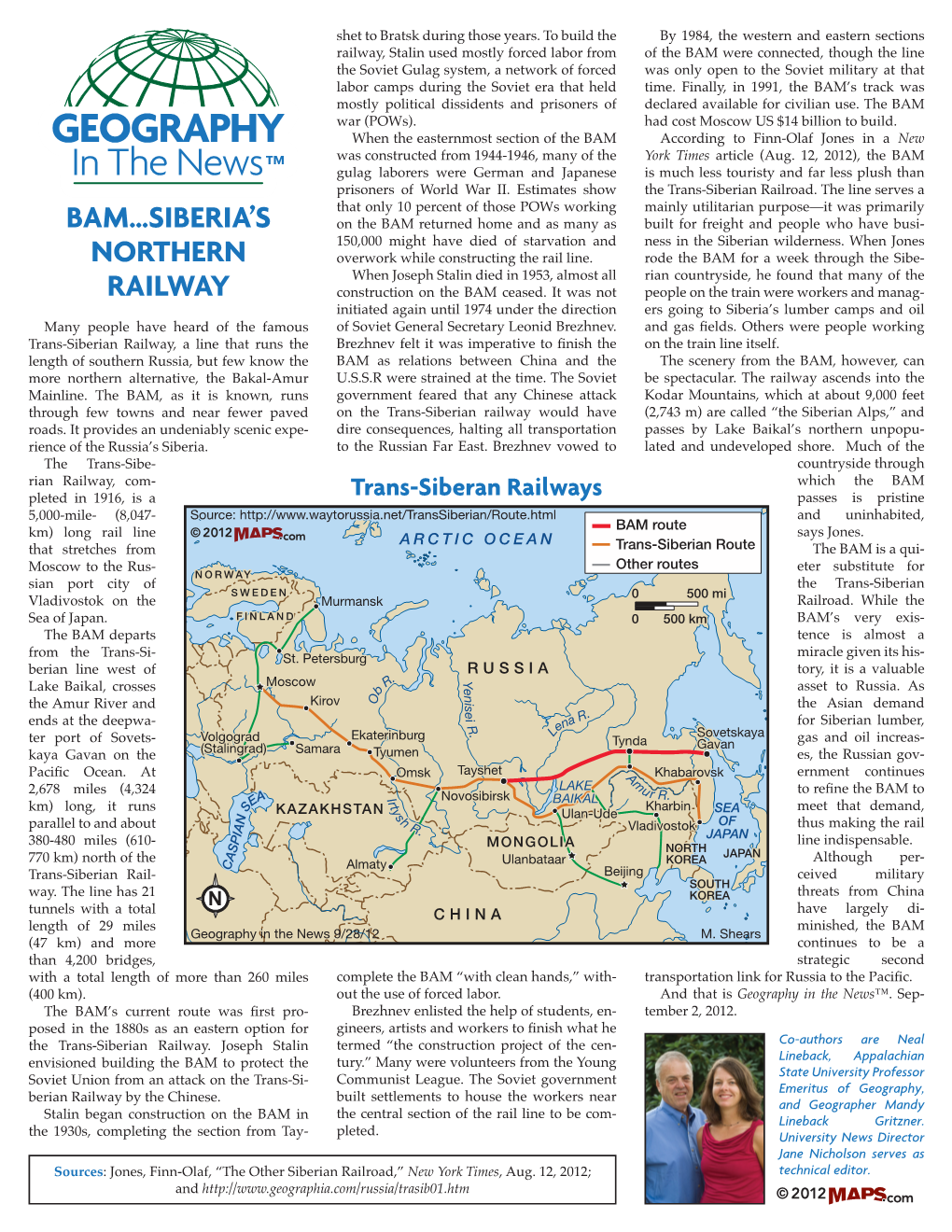 Bam…Siberia's Northern Railway