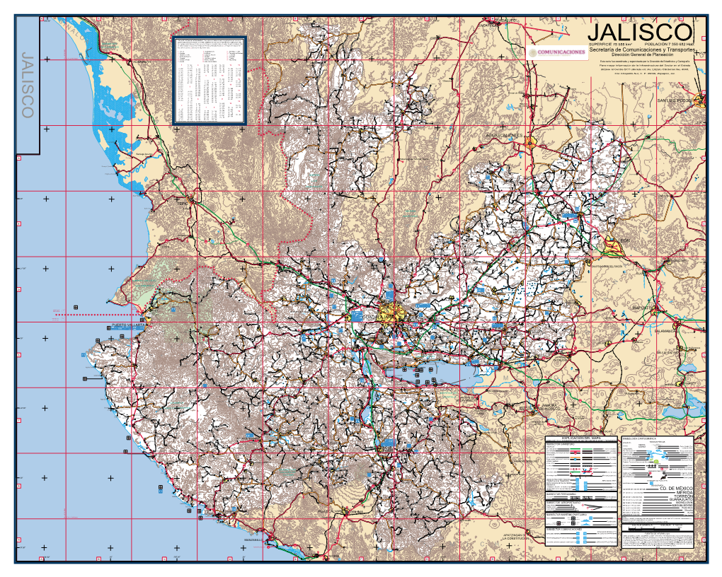 JALISCO MARISMAS 9 4 SUPERFICIE 78 588 Km² POBLACIÓN 7 350 682 Hab