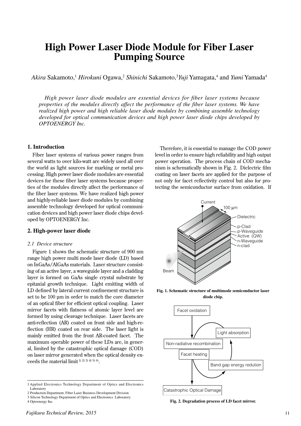 High Power Laser Diode Module for Fiber Laser Pumping Source