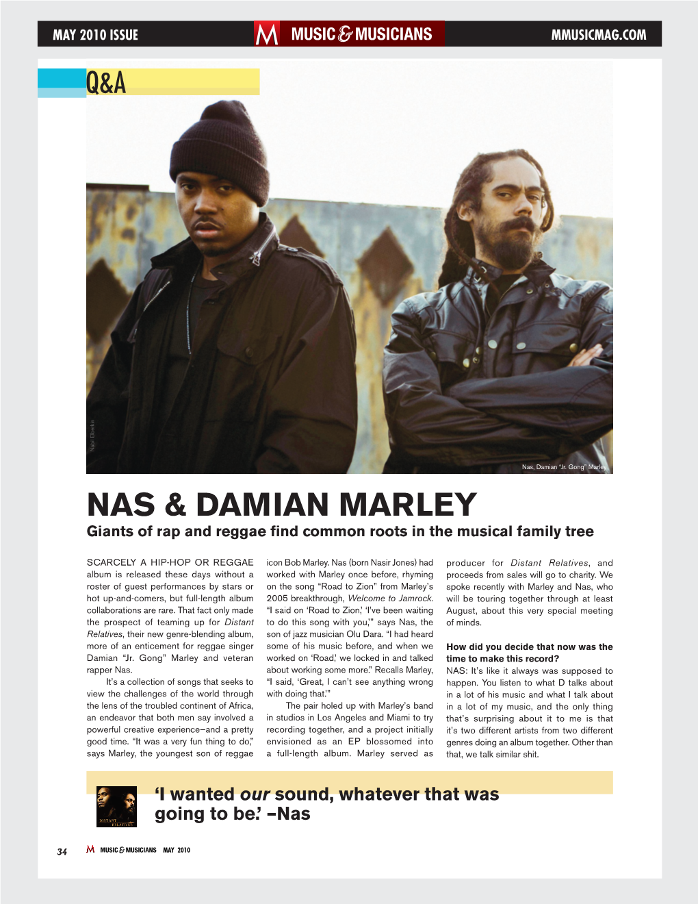 Nas NAS & DAMIAN MARLEY