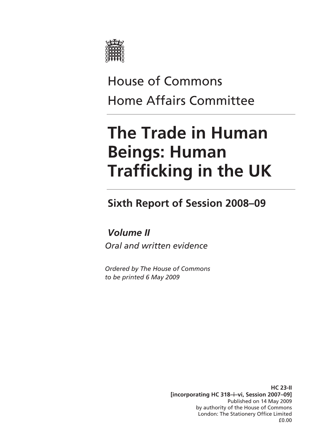 Human Trafficking in the UK