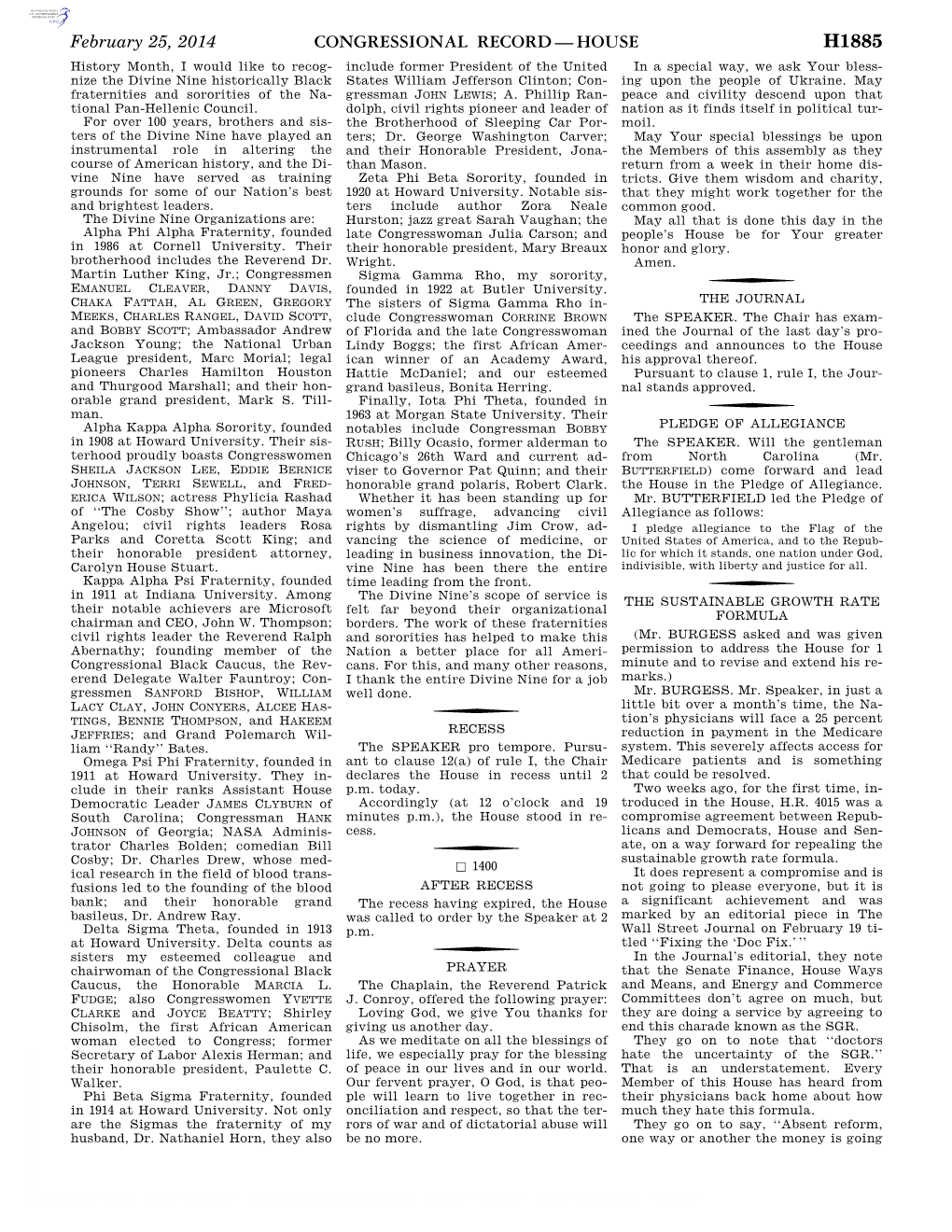 Congressional Record—House H1885