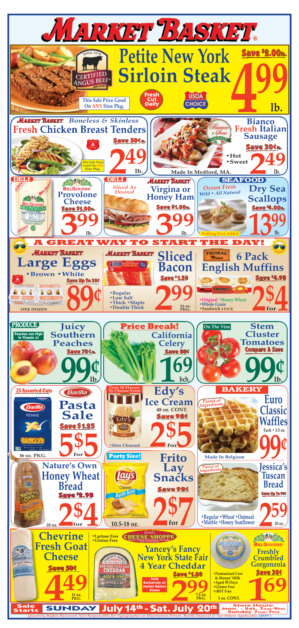 Market Basket Flyer 7/14/19