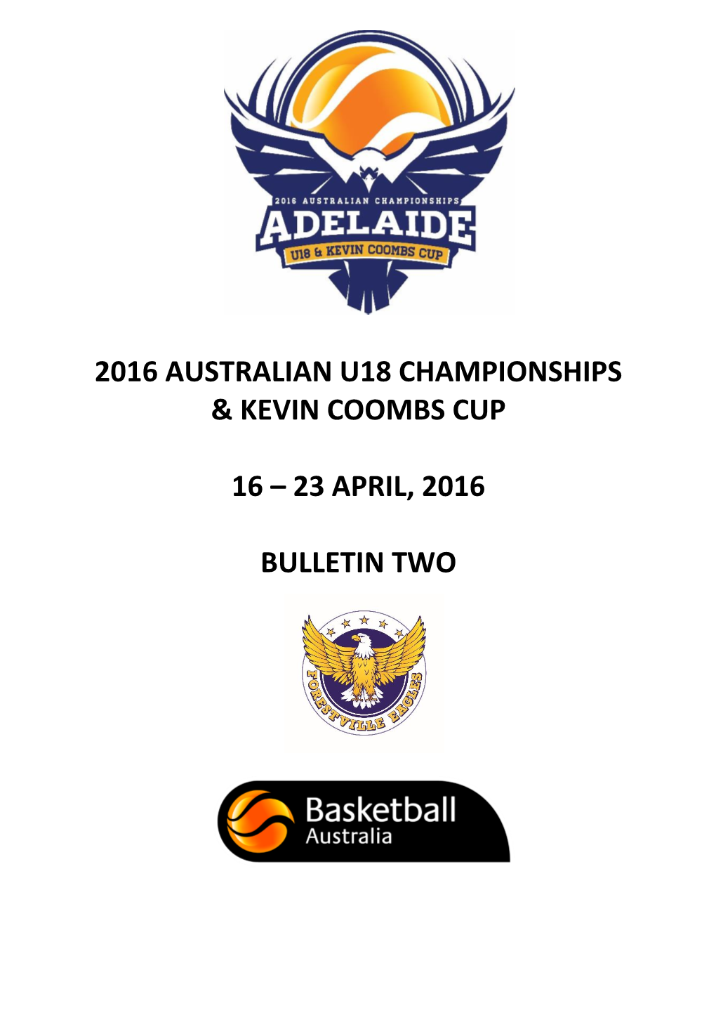 2016 Australian U18 Championships & Kevin