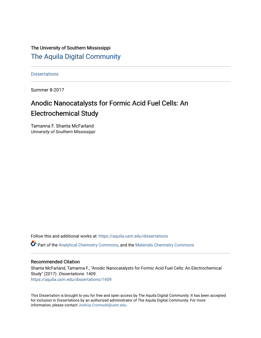 Anodic Nanocatalysts for Formic Acid Fuel Cells: an Electrochemical Study