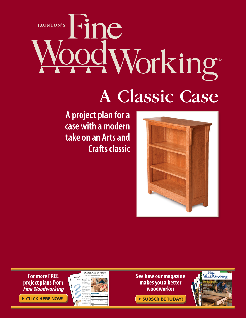 A Classic Case a Project Plan for a Case with a Modern Take on an Arts and Crafts Classic