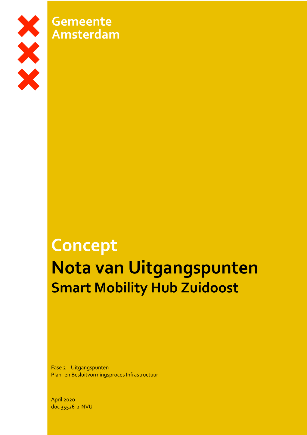 Concept Nota Van Uitgangspunten Smart Mobility Hub Zuidoost