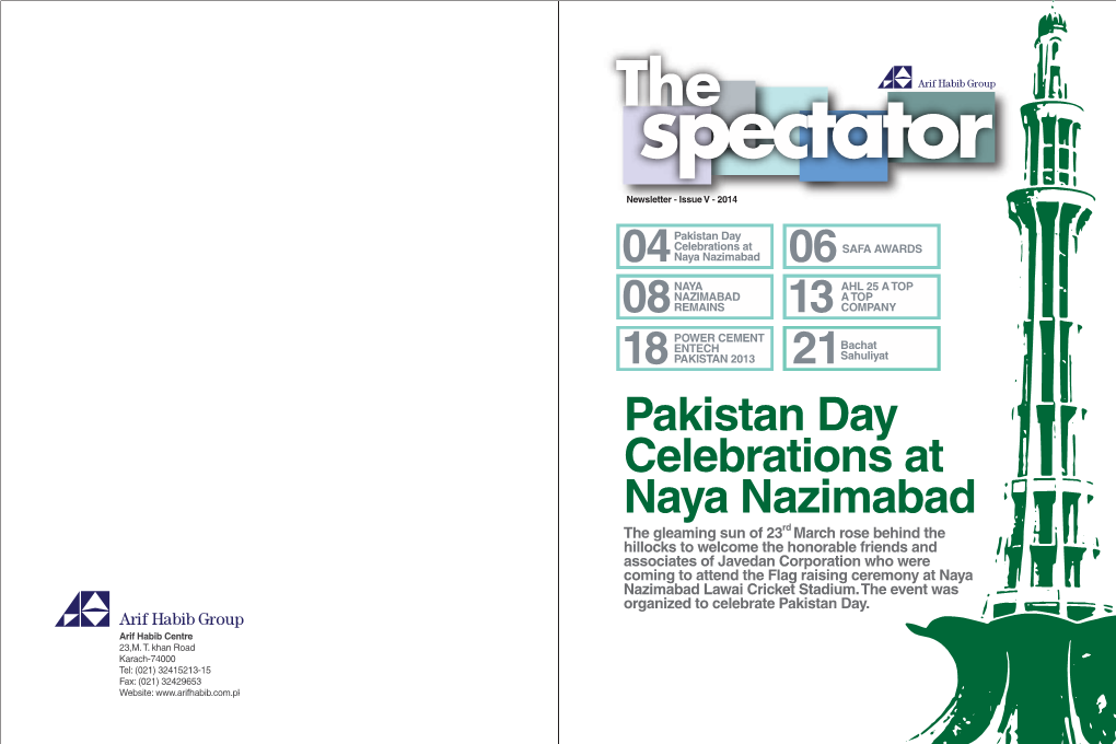 Pakistan Day Celebrations at Naya Nazimabad