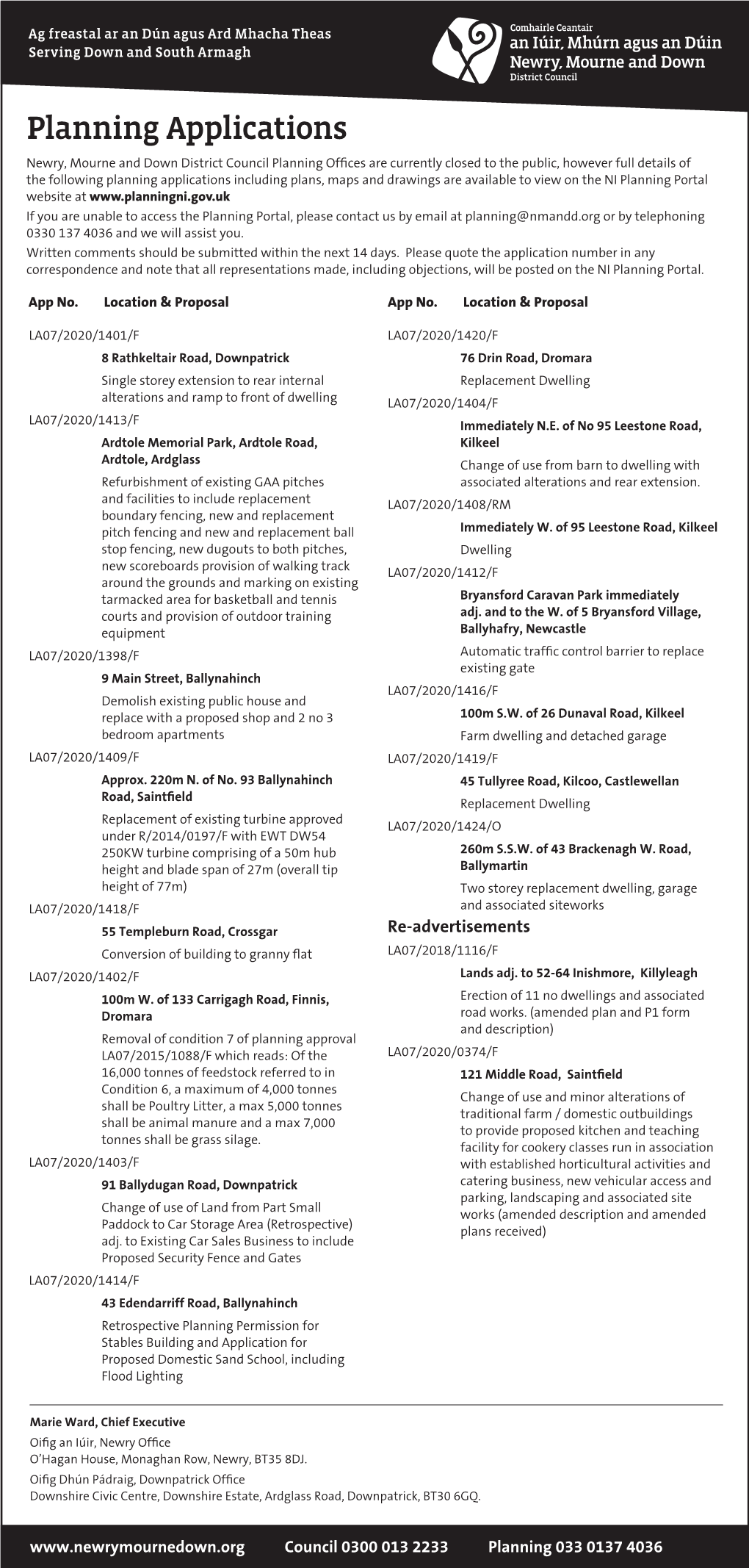 Planning Applications