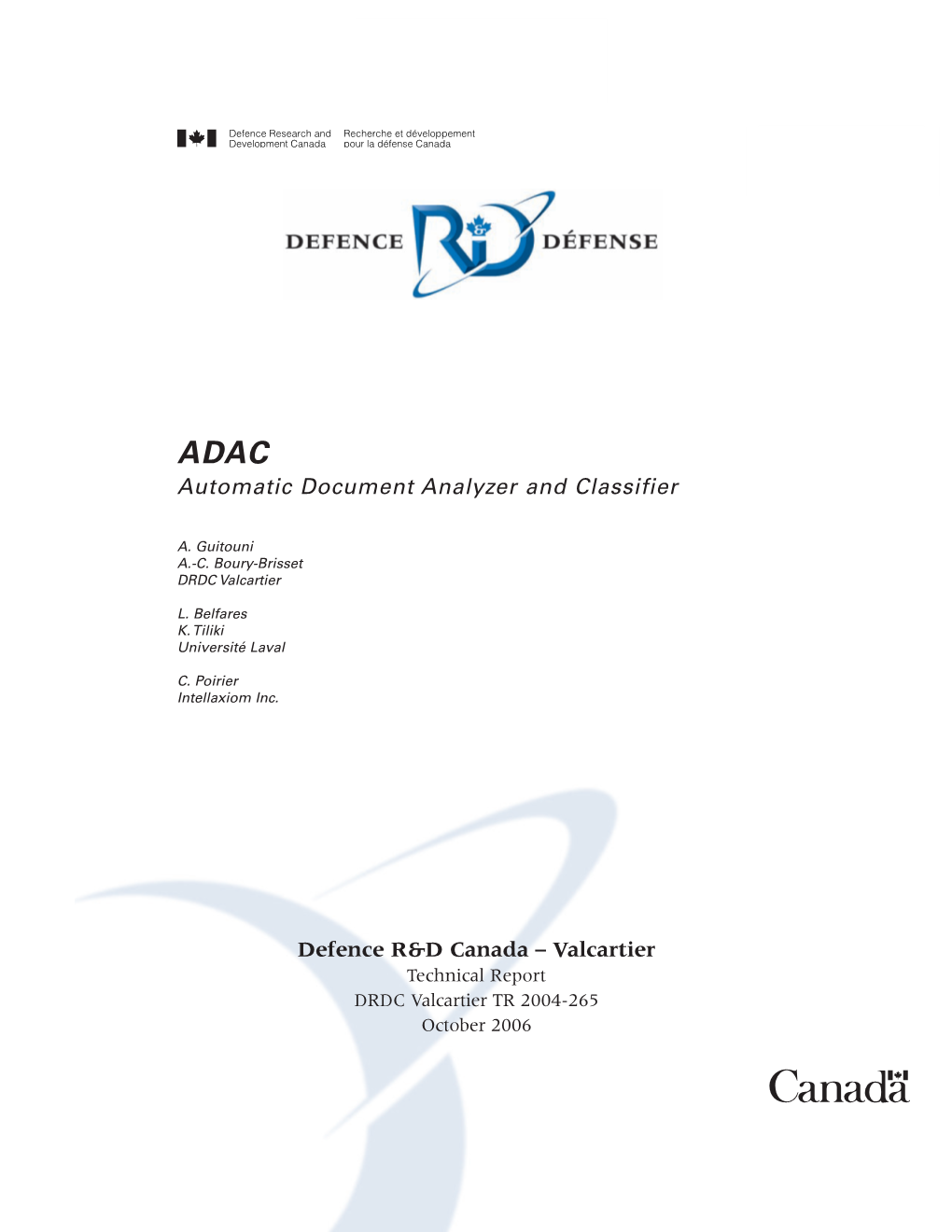 Automatic Document Analyzer and Classifier