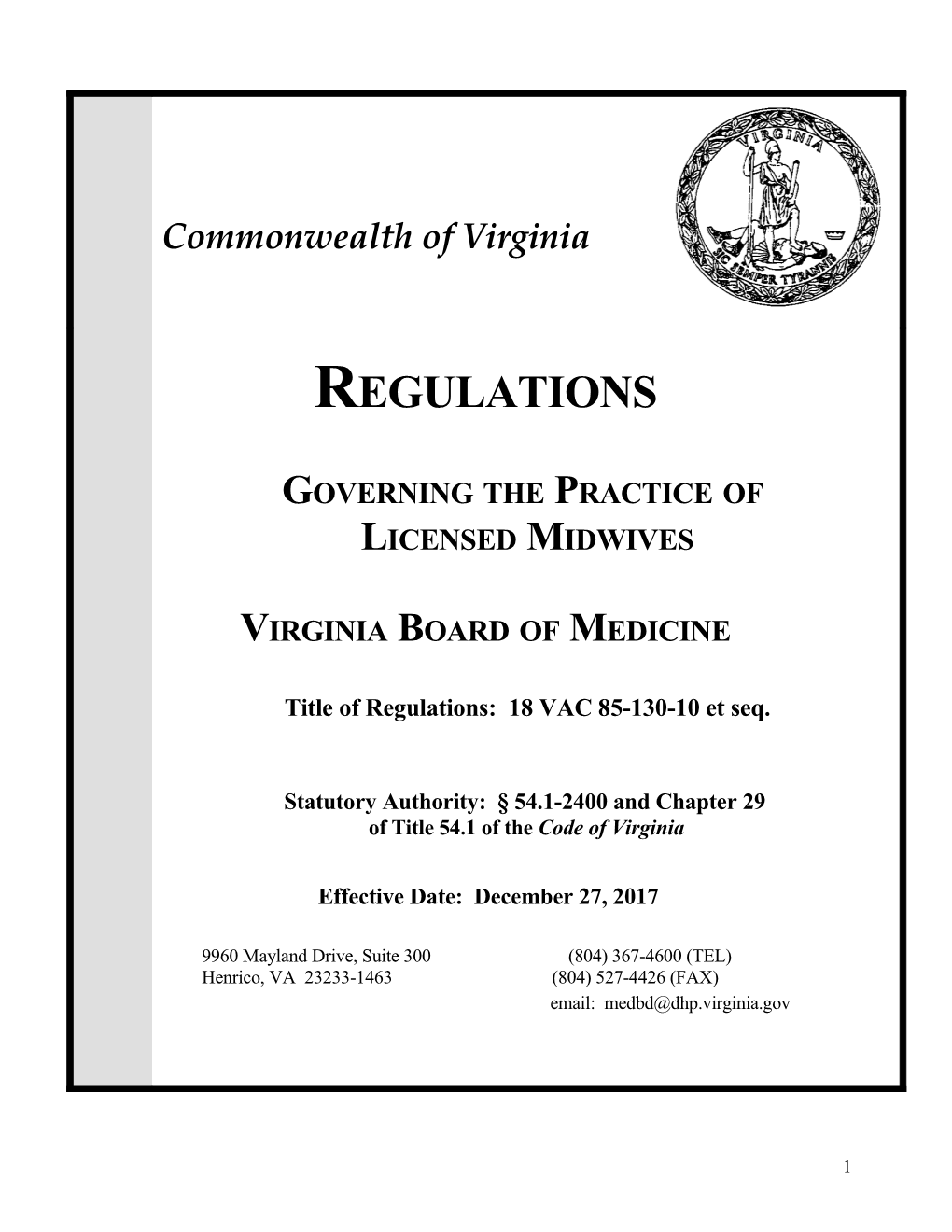Virginia Administrative Code s2