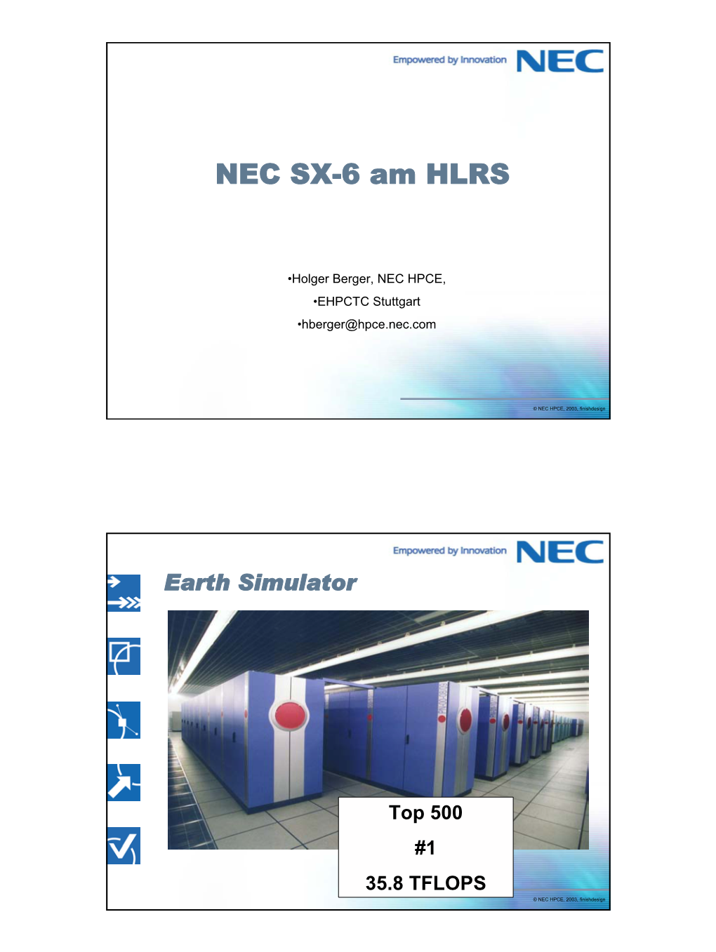 NEC SX-6 Am HLRS