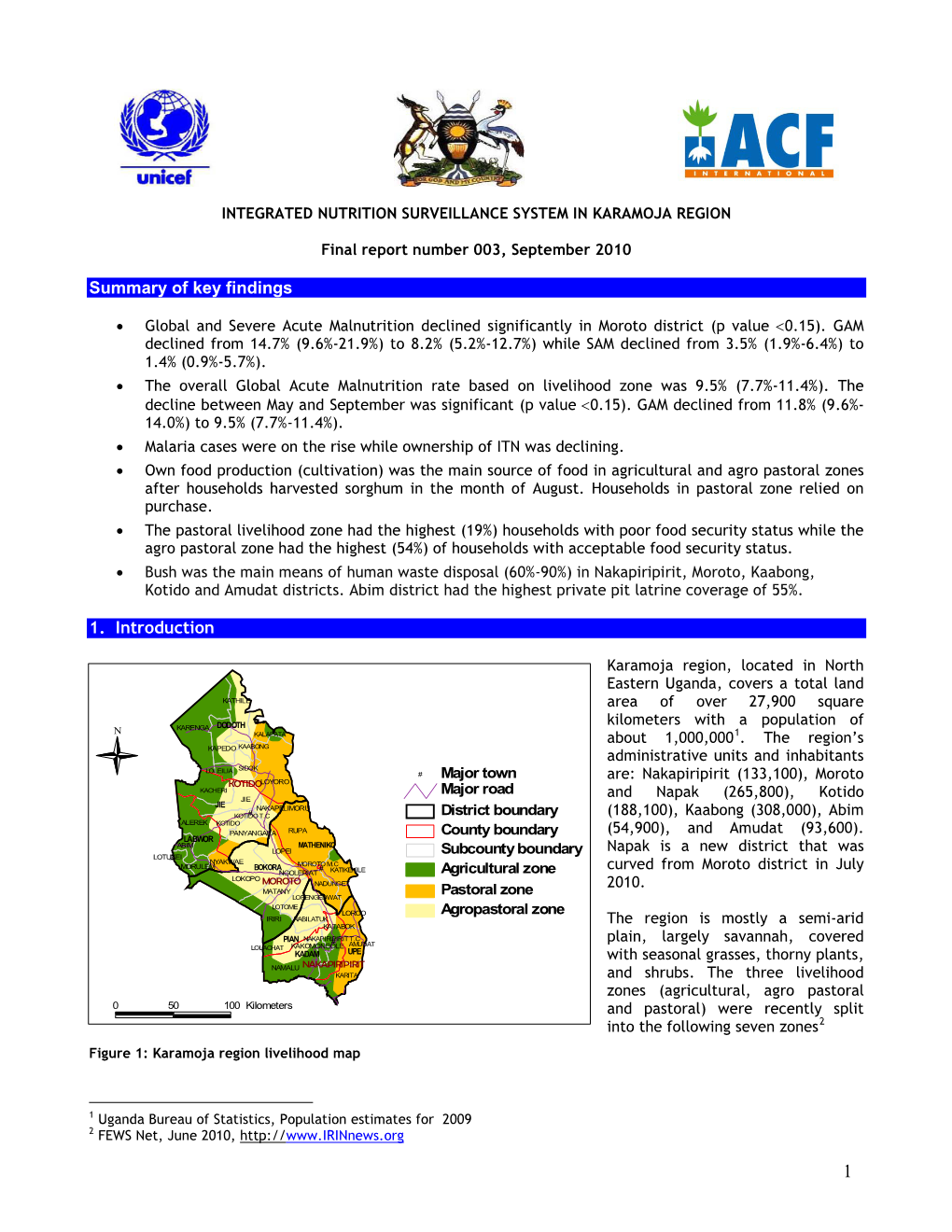 Karamoja Nut Surveillance