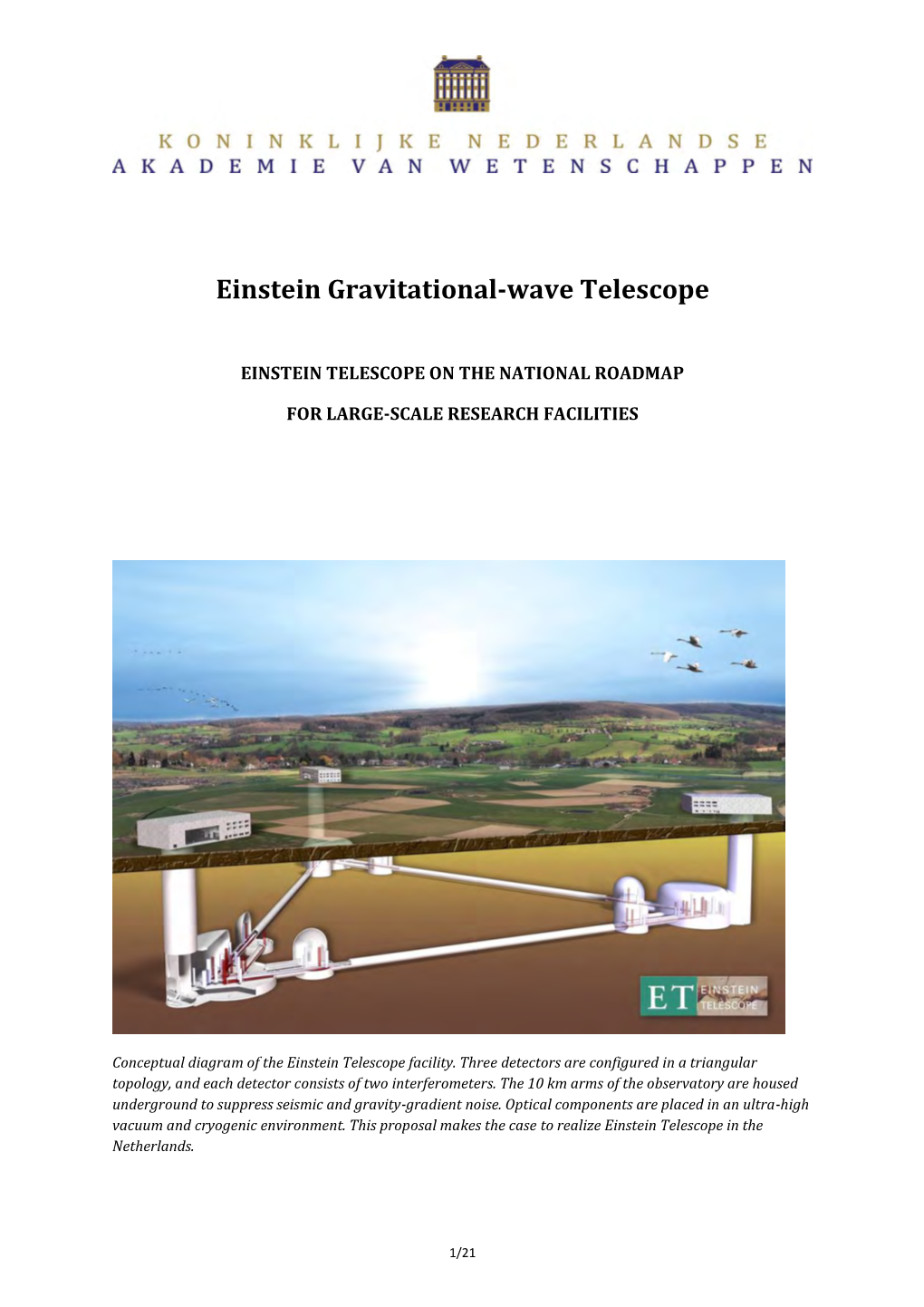 Einstein Gravitational-Wave Telescope