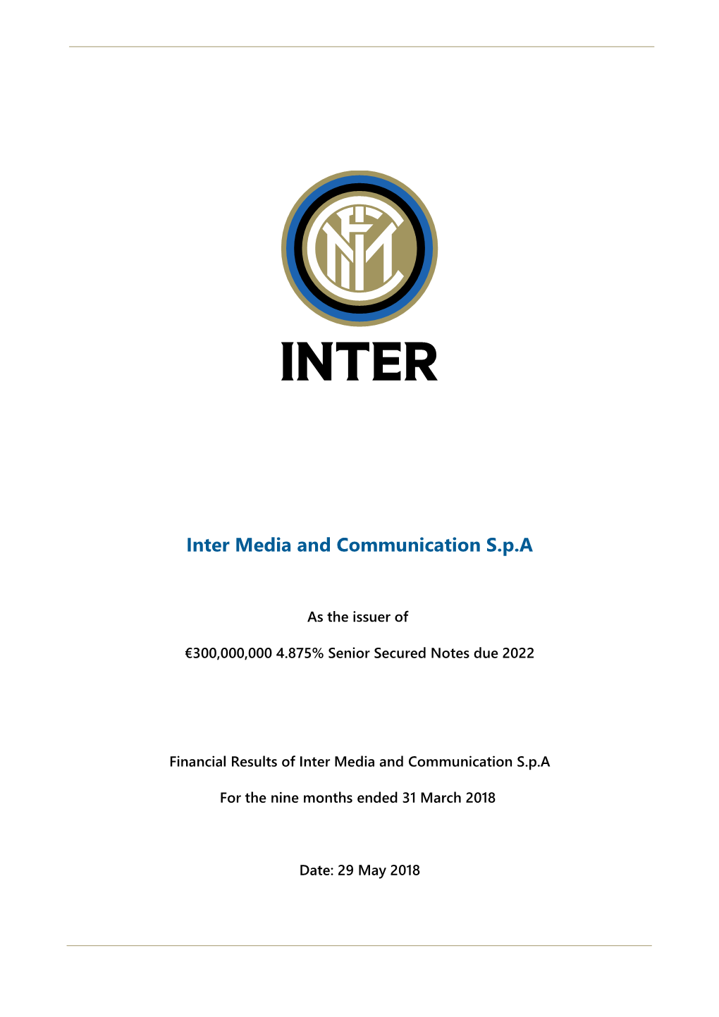 Inter Media and Communication S.P.A