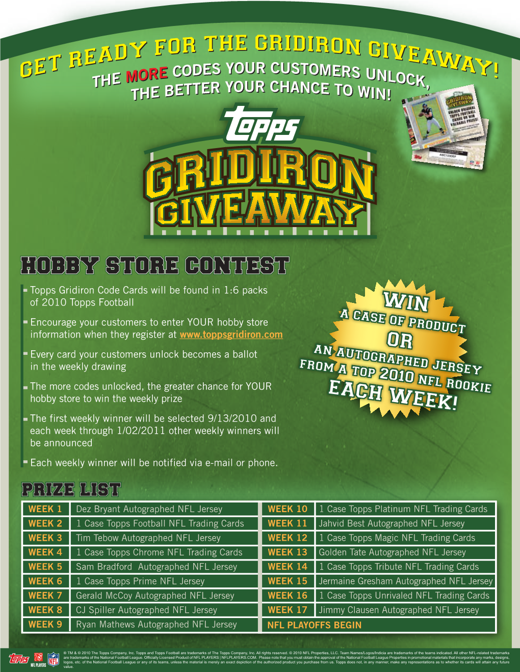 Hobby Store Contest