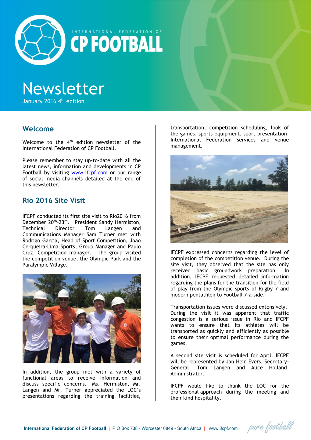 IFCPF Newsletter