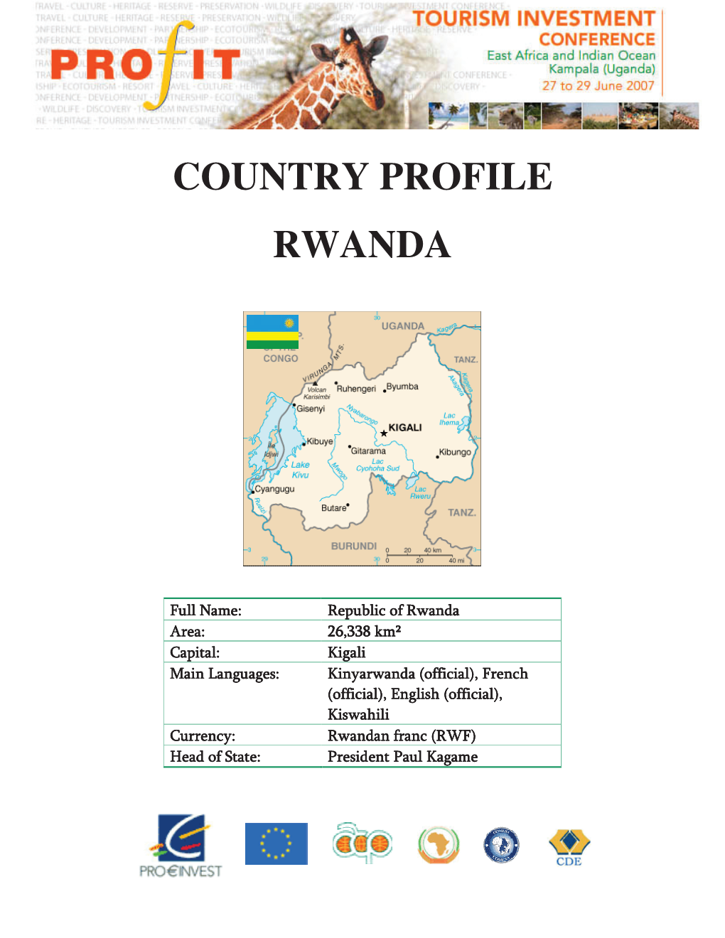 Country Profile Rwanda