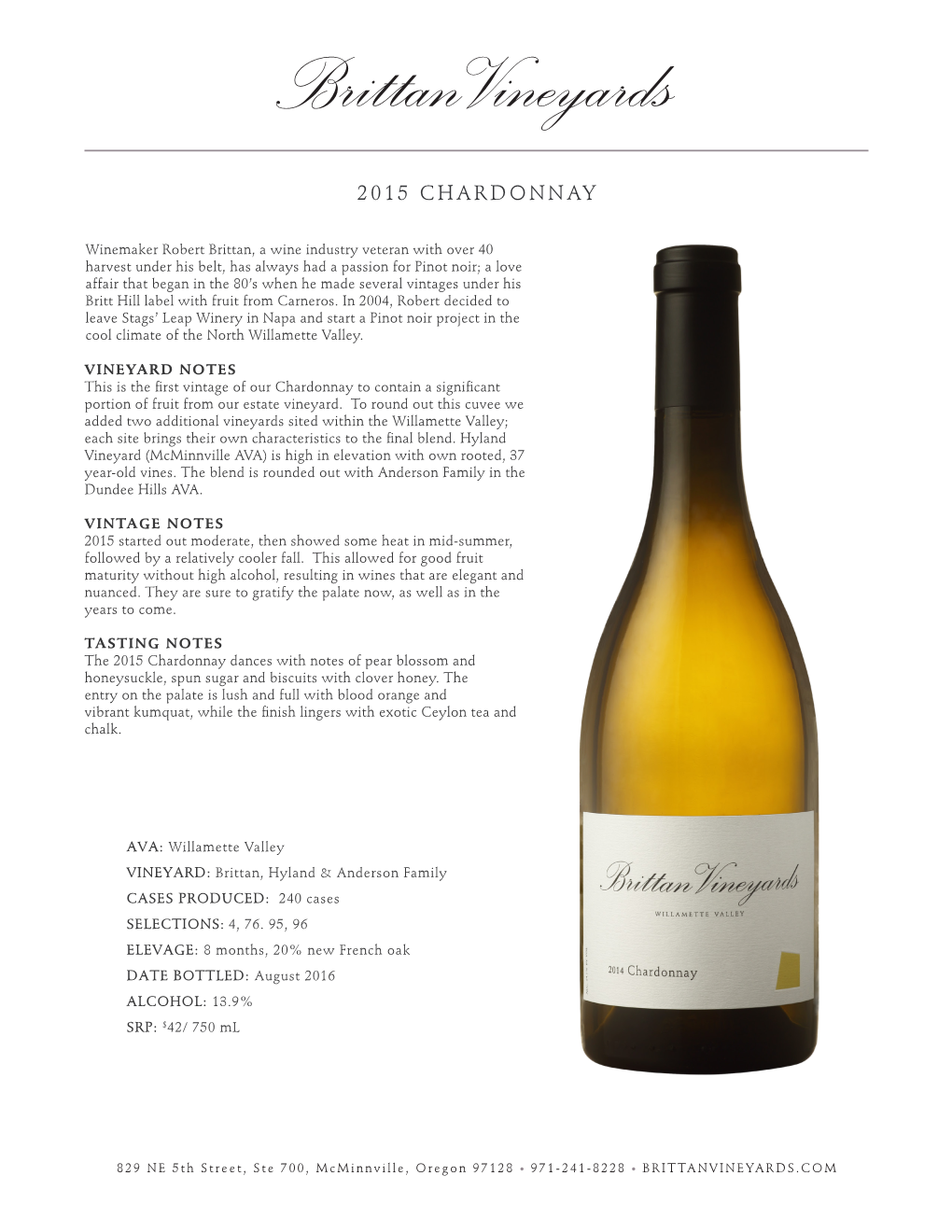 2015 Chardonnay