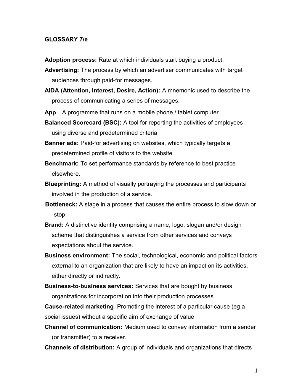 Business-To-Business Services Services That Are Bought By Business Organizations For Incorporation Into Their Production Processes