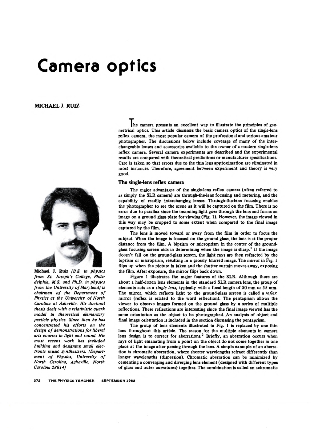 Camera Optics